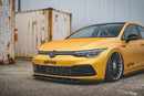 Maxton Design Front Ansatz V.1 für VW Golf 8  schwarz Hochglanz - Beast Performance Fahrzeugtechnik OHG