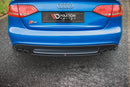 Maxton Design Mittlerer Diffusor Heck Ansatz für Audi S4 / A4 S-Line B8 Limousine schwarz Hochglanz - Beast Performance Fahrzeugtechnik OHG