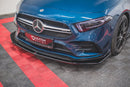 Maxton Design Front Ansatz V.3 für Mercedes A35 AMG / AMG-Line W177  schwarz matt - Beast Performance Fahrzeugtechnik OHG