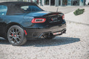 Maxton Design Heck Ansatz Flaps Diffusor für Fiat 124 Spider Abarth schwarz matt - Beast Performance Fahrzeugtechnik OHG