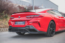 Maxton Design Mittlerer Diffusor Heck Ansatz für BMW 8 Coupe M-Paket G15 schwarz matt - Beast Performance Fahrzeugtechnik OHG