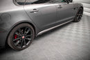 Maxton Design Seitenschweller Ansatz für Jaguar XF R-Sport Mk2 schwarz matt - Beast Performance Fahrzeugtechnik OHG