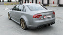 Maxton Design Diffusor Heck Ansatz für Audi RS4 B7 schwarz matt - Beast Performance Fahrzeugtechnik OHG
