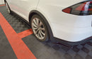 Maxton Design Heck Ansatz Flaps Diffusor V.1 für TESLA MODEL X  schwarz matt - Beast Performance Fahrzeugtechnik OHG