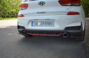 Maxton Design Diffusor Heck Ansatz für Hyundai I30 N Mk3 Hatchback schwarz matt - Beast Performance Fahrzeugtechnik OHG
