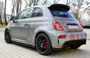 Maxton Design Heck Ansatz Flaps Diffusor für FIAT 500 ABARTH MK1 FACELIFT schwarz Hochglanz - Beast Performance Fahrzeugtechnik OHG