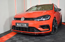Maxton Design Front Ansatz V.6 für VW Golf 7 R / R-Line Facelift schwarz Hochglanz - Beast Performance Fahrzeugtechnik OHG