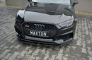 Maxton Design Front Ansatz V.1 für Audi RS3 8V FL Sportback schwarz Hochglanz - Beast Performance Fahrzeugtechnik OHG