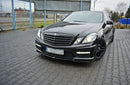 Maxton Design Front Ansatz V.1 für Mercedes E63 AMG W212  schwarz Hochglanz - Beast Performance Fahrzeugtechnik OHG