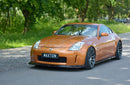 Maxton Design Front Ansatz für NISSAN 350Z schwarz Hochglanz - Beast Performance Fahrzeugtechnik OHG