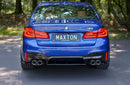 Maxton Design Mittlerer Diffusor Heck Ansatz für BMW M5 F90 schwarz Hochglanz - Beast Performance Fahrzeugtechnik OHG