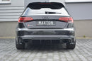 Maxton Design Diffusor Heck Ansatz für Audi RS3 8V FL Sportback schwarz matt - Beast Performance Fahrzeugtechnik OHG