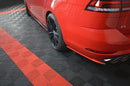 Maxton Design Heck Ansatz Flaps Diffusor V.2 für VW GOLF 7 R VARIANT FACELIFT  schwarz matt - Beast Performance Fahrzeugtechnik OHG