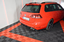 Maxton Design Diffusor Heck Ansatz für VW GOLF 7 R VARIANT FACELIFT  schwarz matt - Beast Performance Fahrzeugtechnik OHG