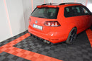 Maxton Design Diffusor Heck Ansatz für VW GOLF 7 R VARIANT FACELIFT  schwarz Hochglanz - Beast Performance Fahrzeugtechnik OHG