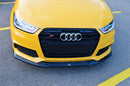 Maxton Design Front Ansatz für Audi S1 8X schwarz Hochglanz - Beast Performance Fahrzeugtechnik OHG