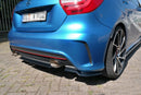Maxton Design Mittlerer Diffusor Heck Ansatz für Mercedes W176 AMG-LINE vor Facelift Carbon Look - Beast Performance Fahrzeugtechnik OHG