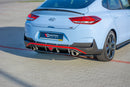 Maxton Design Mittlerer Diffusor Heck Ansatz für Hyundai I30 N Mk3 Fastback  schwarz Hochglanz - Beast Performance Fahrzeugtechnik OHG
