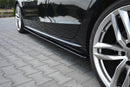 Maxton Design Seitenschweller Ansatz für Audi S5 / A5 / A5 S-Line 8T / 8T FL Sportback schwarz Hochglanz - Beast Performance Fahrzeugtechnik OHG