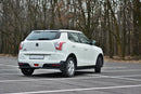 Maxton Design Mittlerer Diffusor Heck Ansatz für SSANGYONG TIVOLI Carbon Look - Beast Performance Fahrzeugtechnik OHG