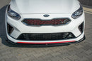 Maxton Design Front Ansatz V.3 für Kia ProCeed GT Mk 3 Carbon Look - Beast Performance Fahrzeugtechnik OHG