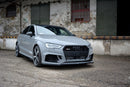 Maxton Design Front Ansatz V.2 für Audi RS3 8V FL Limousine schwarz Hochglanz - Beast Performance Fahrzeugtechnik OHG