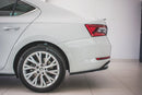 Maxton Design Heck Ansatz Flaps Diffusor für Skoda Superb Mk3 FL Hatchback / Kombi Carbon Look - Beast Performance Fahrzeugtechnik OHG