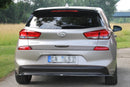 Maxton Design Mittlerer Diffusor Heck Ansatz für HYUNDAI I30 MK3 HATCHBACK schwarz matt - Beast Performance Fahrzeugtechnik OHG