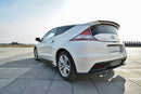 Maxton Design Mittlerer Diffusor Heck Ansatz für HONDA CR-Z schwarz Hochglanz - Beast Performance Fahrzeugtechnik OHG
