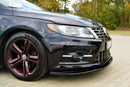 Maxton Design Front Ansatz für VOLKSWAGEN CC R-LINE schwarz matt - Beast Performance Fahrzeugtechnik OHG