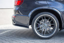 Maxton Design Heck Ansatz Flaps Diffusor für BMW X5 E70 Facelift M Paket schwarz matt - Beast Performance Fahrzeugtechnik OHG