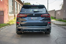 Maxton Design Mittlerer Diffusor Heck Ansatz für BMW X5 G05 M Paket Carbon Look - Beast Performance Fahrzeugtechnik OHG