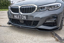 Maxton Design Front Ansatz V.2 für BMW 3er G20 M Paket schwarz Hochglanz - Beast Performance Fahrzeugtechnik OHG