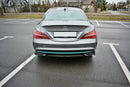 Maxton Design Heck Ansatz Flaps Diffusor für Mercedes CLA C117 AMG-LINE FACELIFT schwarz matt - Beast Performance Fahrzeugtechnik OHG
