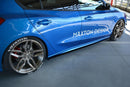 Maxton Design Seitenschweller Ansatz für Ford Focus ST / ST-Line Mk4 Carbon Look - Beast Performance Fahrzeugtechnik OHG