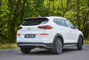 Maxton Design Heck Ansatz Flaps Diffusor für Hyundai Tucson Mk3 Facelift Carbon Look - Beast Performance Fahrzeugtechnik OHG
