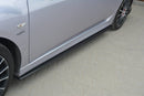 Maxton Design Seitenschweller Ansatz für MAZDA 6 MK2 SPORT HATCH (GH-SERIES) vor Facelift schwarz matt - Beast Performance Fahrzeugtechnik OHG
