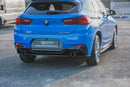 Maxton Design Heck Ansatz Flaps Diffusor für BMW X2 F39 M-Paket schwarz matt - Beast Performance Fahrzeugtechnik OHG