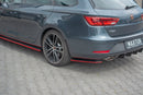 Maxton Design Heck Ansatz Flaps Diffusor passend für V.2 Seat Leon Mk3 Cupra ST Facelift Carbon Look - Beast Performance Fahrzeugtechnik OHG