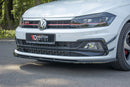 Maxton Design Front Ansatz V.1 für VW POLO MK6 GTI Carbon Look - Beast Performance Fahrzeugtechnik OHG