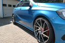 Maxton Design Seitenschweller Ansatz für Mercedes W176 AMG-LINE vor Facelift schwarz Hochglanz - Beast Performance Fahrzeugtechnik OHG