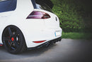 Maxton Design Diffusor Heck Ansatz für VW GOLF Mk7 GTI CLUBSPORT Carbon Look - Beast Performance Fahrzeugtechnik OHG