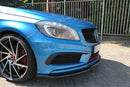 Maxton Design Front Ansatz für Mercedes W176 AMG-LINE vor Facelift schwarz matt - Beast Performance Fahrzeugtechnik OHG