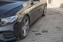 Maxton Design Seitenschweller Ansatz für Mercedes-Benz E43 AMG / AMG-Line W213 schwarz matt - Beast Performance Fahrzeugtechnik OHG