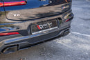 Maxton Design Mittlerer Diffusor Heck Ansatz für BMW X4 M-Paket G02 schwarz Hochglanz - Beast Performance Fahrzeugtechnik OHG