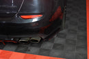 Maxton Design Heck Ansatz Flaps Diffusor für MASERATI QUATTROPORTE MK.6 vor Facelift schwarz Hochglanz - Beast Performance Fahrzeugtechnik OHG