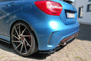 Maxton Design Heck Ansatz Flaps Diffusor für  Mercedes W176 AMG-LINE vor Facelift schwarz matt - Beast Performance Fahrzeugtechnik OHG