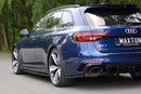 Maxton Design Heck Ansatz Flaps Diffusor für Audi RS4 B9 Avant schwarz Hochglanz - Beast Performance Fahrzeugtechnik OHG