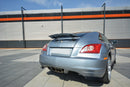 Maxton Design Heck Ansatz Flaps Diffusor für CHRYSLER CROSSFIRE schwarz matt - Beast Performance Fahrzeugtechnik OHG
