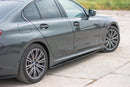 Maxton Design Seitenschweller Ansatz für BMW 3er G20 M Paket schwarz matt - Beast Performance Fahrzeugtechnik OHG